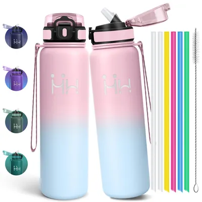Produktbild von Trinkflasche Edelstahl 1L, BPA-frei, auslaufsicher, isoliert, Motswedi