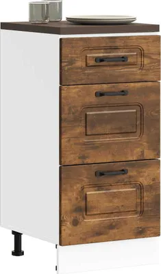 Produktbild von Küchenunterschrank Kalmar Räuchereiche Holzwerkstoff