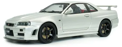 Image de Solido Model Car Scale 1:18 Nissan Skyline R34 GT-R Z Tune silver 1999 S1804312 S1804312