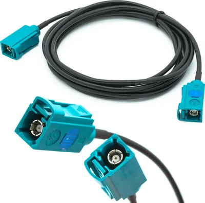 Produktbild von Auto Antennen 2m Verlängerung Kabel Adapter Kabel FAKRA Buchse auf FAKRA
