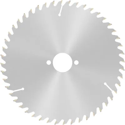 A circular saw blade is shown against a plain white background.