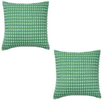 Produktbild von IKEA SVARTPOPPEL Kissenhülle 50x50 cm Hellgrün 2er-Set