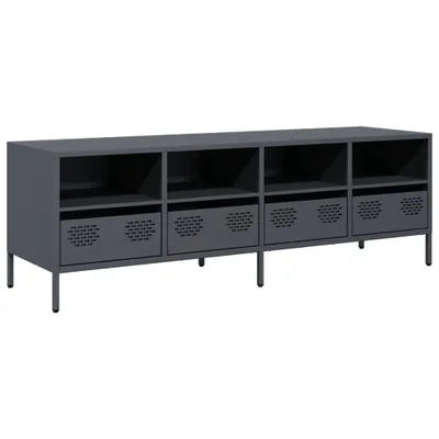 Obrázek produktu pro vidaXL TV skříňka antracit 135x39x43,5 cm Ocel válcovaná za studena