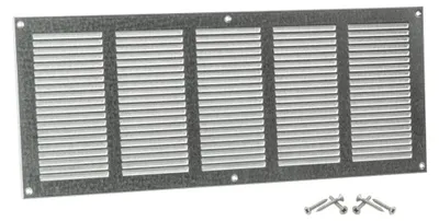 Productafbeelding van Verzinkt ventilatierooster 500 x 200 mm met insectenwerend rooster