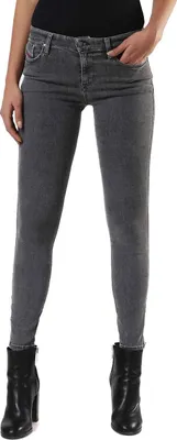 Produktbild von Diesel Skinzee-Zip 0681F Stretch Damen Jeans Hose Slim Skinny