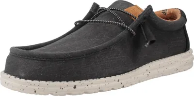 Produktbild von HEY DUDE WALLY WASHED CANVAS Schwarz
