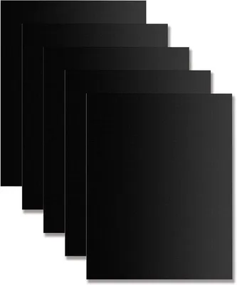 Produktbild von Famanu Grillmatte für Gasgrill - Set von 5 Glasfaser Grillmatten - 40 x 32,5 cm - wiederverwendbares Backpapier - BBQ-Zubehör