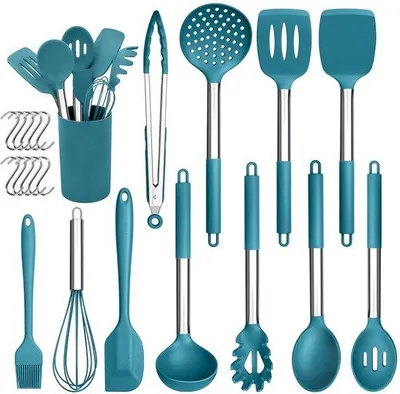 Produktbild von Famanu Küchenhelfer-Set 22-teilig - hitzebeständig und gesund kochen