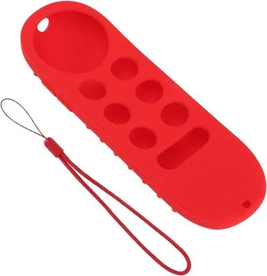 Obrázek produktu pro Silikonové pouzdro na dálkové ovládání Chromecast, červené, odolné proti nárazům