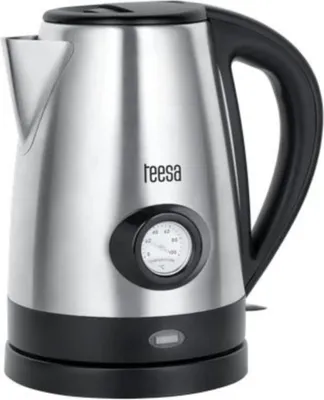 Immagine prodotto di Teesa TSA1513 Bollitore elettrico con display della temperatura 1,7L, 2200W, acciaio inox