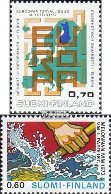 Produktbild von Briefmarken Finnland 1973 Mi 726,727 (kompl.Ausg.) postfrisch KSZE