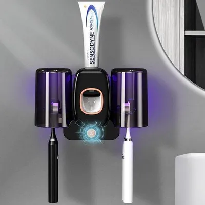 Immagine prodotto di Distributore automatico di dentifricio nero compatto