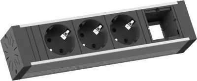 Obrázek produktu pro Bachmann VENID, 0,2 m, Vnitřní, Typ F, Typ G, Hliník, Černá