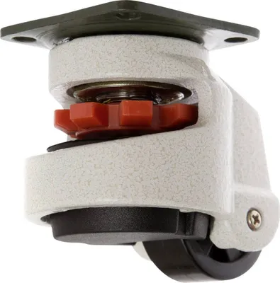 Produktbild von TOOLCRAFT TO-5137962 Lenkrolle 50 mm nivelierbar mit Anschraubplatte Tragfähigkeit (max.): 250 kg