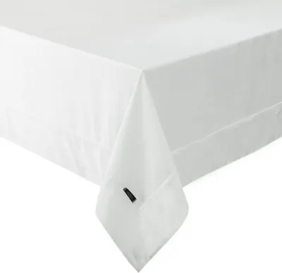 Produktbild von EUROFIRANY | Tischdecke - 145 x 180 cm - weißes Tischtuch - Glatt und Modern