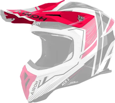 Produktbild von Airoh Aviator ACE 2 Motorrot Glanzvisier