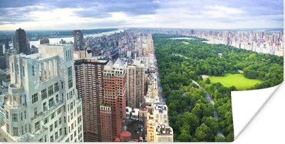 Produktbild von MuchoWow® Poster New York - Central Park - Amerika 40x20 cm - Poster für die Wand - Poster Schlafzimmer