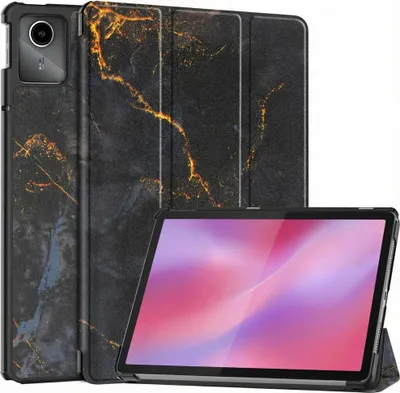 Produktbild von imoshion Design Trifold Klaphülle Lenovo Tab M11 - Black Marble