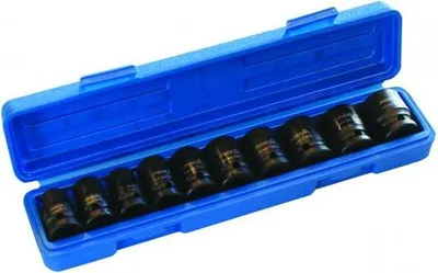 Produktbild von ASTA Schlagschrauber-Steckschlüsselsatz 1/2" - 10-teilig (10-11-12-13-14-17-19-21-22-24)