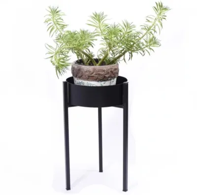 Produktbild von Blumenständer 44cm Stand für einen Blumentopf Loft Blumenkasten Rund