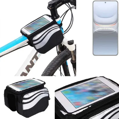 Produktbild von K-S-Trade Rahmentasche Fahrrad-Halterung kompatibel mit Vivo iQOO 13 Rahmenhalterung Fahrrad Handyhalterung Fahrradtasche Handy Smartphone Halterung