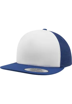Produktbild von Flexfit Cap Foam Trucker mit White Front, Roy/Wht, one Size, 6005FW