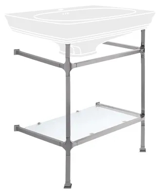 Produktbild von Kronenbach Zeta 2.0 Unterbaugestell mit Glasablage für Waschtisch 68 cm