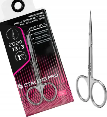 Produktbild von Staleks Linkshänderschere mit Haken Expert 13/3