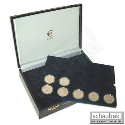 Produktbild von Schaubek Numismatik Münzkollektion Münzkassette BRD - 10,- Euro Gedenkmünzen 1960/33