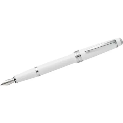 Produktbild von Cross Füllfederhalter Bailey Light Weiss/Chrom, Kunststoff, XF-Feder