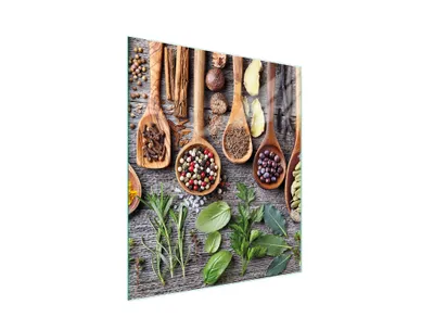 Image de Planche à découper en verre 45x52 Épices