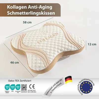 Produktbild von Schmetterling Kollagen Beauty Nackenstützkissen