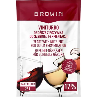 Produktbild von Browin Viniturbo – Hefe Für Schnelle Gärung