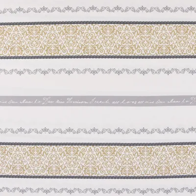 Produktbild von Dekostoff Meterware Landhausstoff Streifen ecru grau beige 160cm