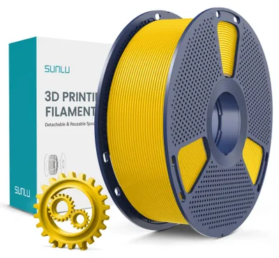 Image de Filament PLA+ de 1,75 mm, 1 kg, jaune vif