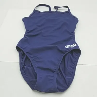 Produktbild von Arena Damen Badeanzug Schwimmbekleidung Challenge Back Solid Navy White Sportlich Wasseraktiv