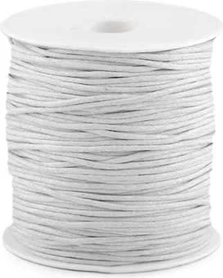 Produktbild von 85-100m Gewachste Baumwollschnur 1,5-2mm Baumwollkordel Wachsband Herstellung