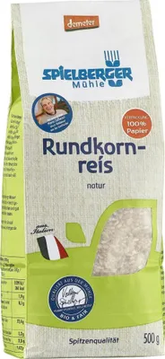 Obrázok produktu pre Okrúhlozrnná ryža prírodná 500g