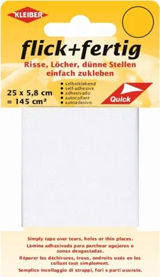 Produktbild von KLEIBER Reparatur-Set Flick + Fertig weiß selbstklebend