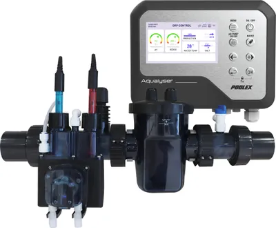 Produktbild von Poolex Pool Salzelektrolyse+ pH Dosieranlage Aqualyser Flex