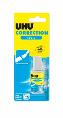 Produktbild von UHU Korrekturfluid 20 ml weiß 1er-Blister