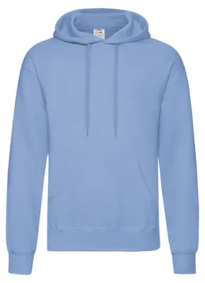 Productafbeelding van Fruit of the Loom - "Classic" hooded sweatshirt voor heren, model FK3165 (maat L), kleur: hemelsblauw