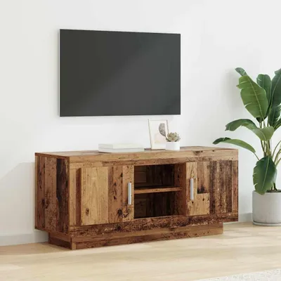 Productafbeelding van Maison Exclusive - TV-meubels: 102 x 35 x 45 cm, gemaakt van gerecycled hout en houtvezel
