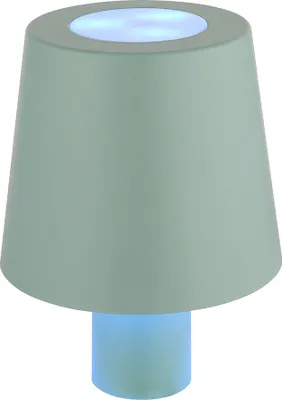 Produktbild von RGB LED Tischleuchte, Flaschenlampe, Touch, Akku, H 14 cm
