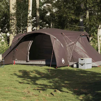 Produktbild von Möbel Kuppel-Familienzelt 6 Personen Braun Wasserdicht - Campingzelte &20511