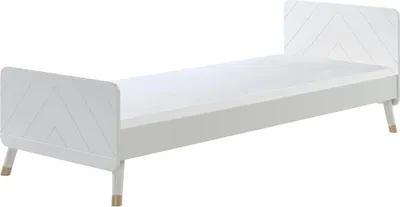 Produktbild von Einzelbett BILLY 90x200 cm MDF Weiß