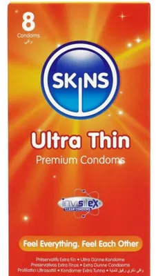 Immagine prodotto di SKINS – preservativo premium ultra sottile in confezione da 8 pezzi