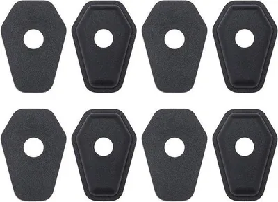 Image de Caches pour clignotants, plaques d'adaptation, noir, lot de 4