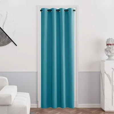Obrázek produktu pro Sada zatemňovacích závěs Unyqoos® – polyester, 132 x 158 cm, zatemňuje 85–95 % světla, 8 oček, tepelně izolující, vhodné do ložnice a obývacího pokoje