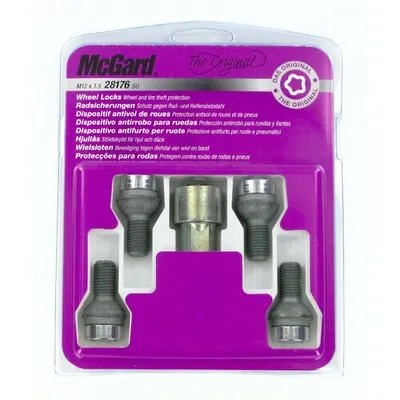 Obrázok produktu pre Originálne guľové čapy McGard E010 Sada 4 kusov s chrómovaným závitom M12x1,5